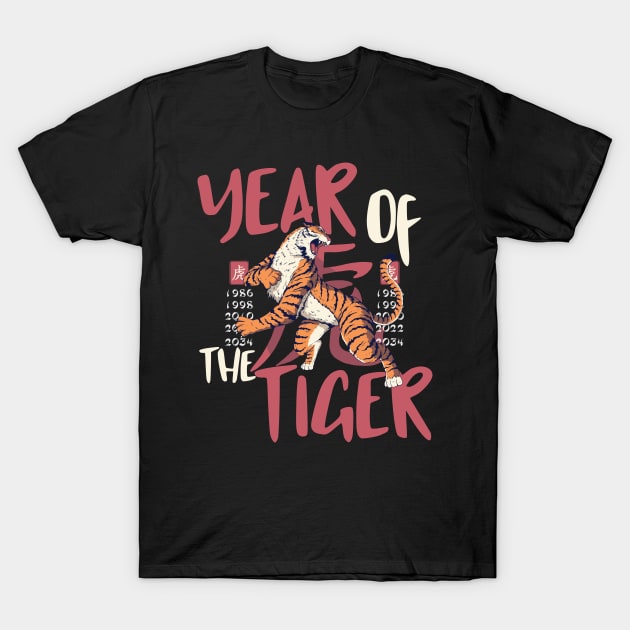 Year Of The Tiger Chinese New Year 2022 T-Shirt by TheAparrelPub